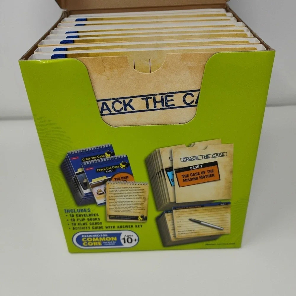 Lakeshore Crack the Case Flip Books Inferencing Center Homeschool Box Grade 5